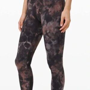 lululemon Align™ High-Rise Pant 28" Colour Diamond Dye Graphite Grey Pink Pastel